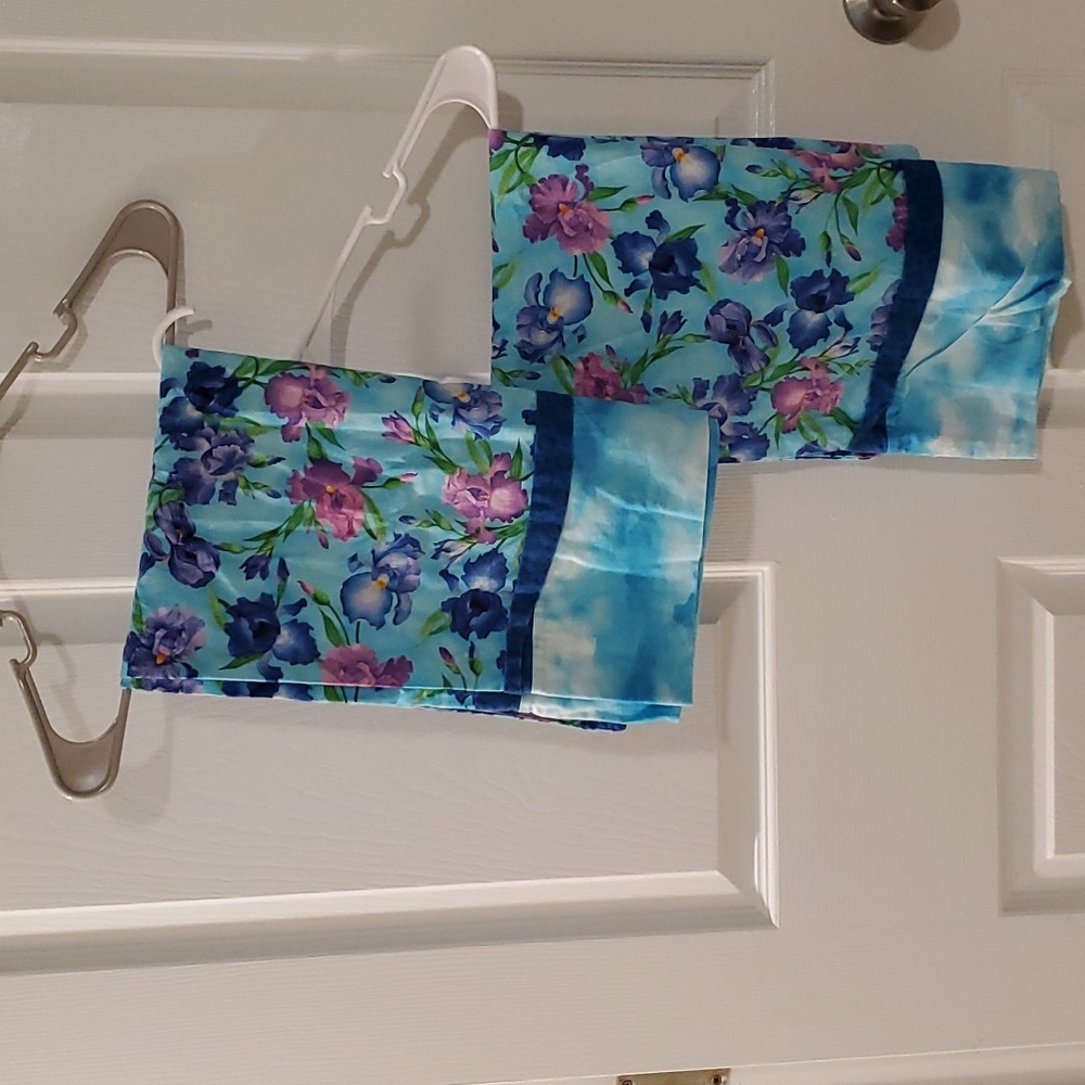 **HANDMADE** pillowcases.